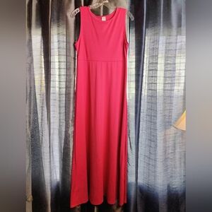 Composition Long Hot Pink Dress